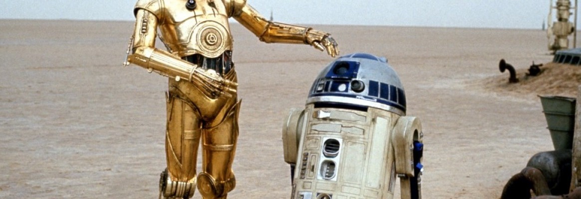 It's c-3po and r2-d2